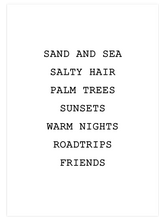 Sand And Sea - Art Print